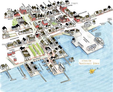 nantucket main street map.